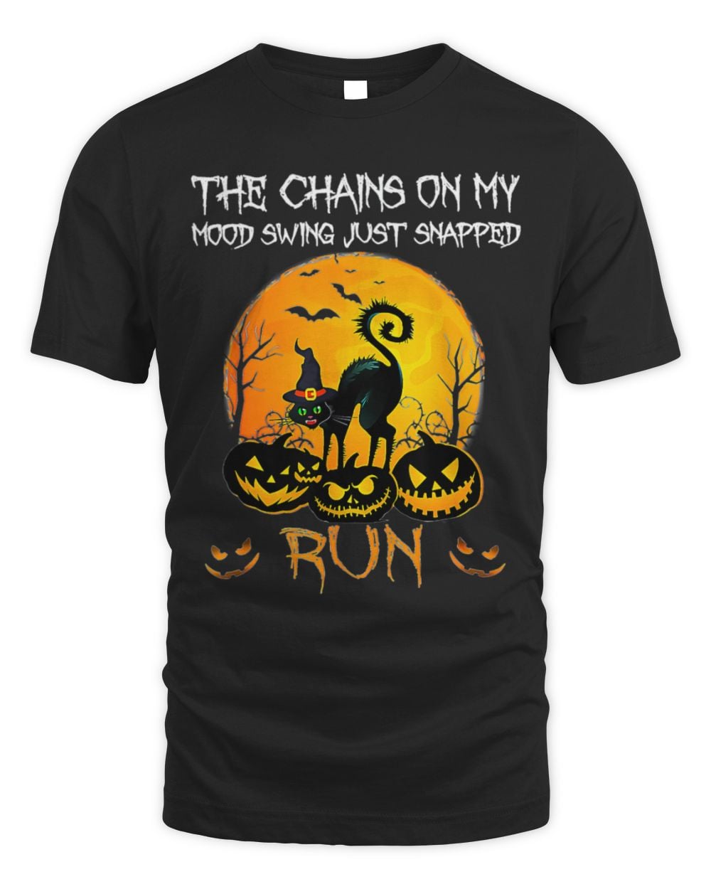 chains on my mood swing just snapped run halloween cat