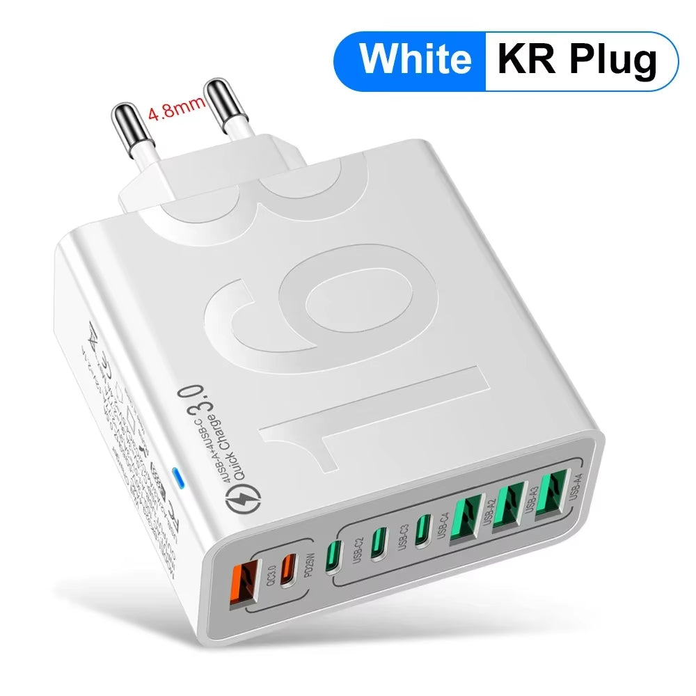 High-Speed Multi-Port USB-C Charger