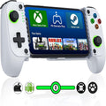 Wireless Mobile Gaming Controller for Iphone/Android, Phone Game Controller Support Phone Case, Colorful Light Hall Joystick, Turbo, Mobile Gaming Gamepad