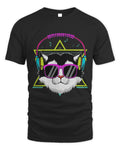 Cat With Headphones Im With The DJ 80s Costume EDM Music